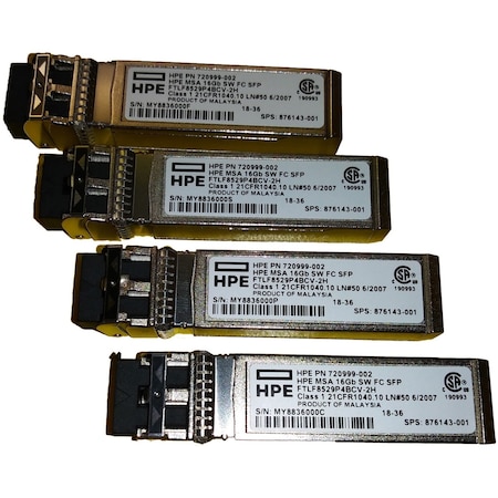 Hpe Hpe Msa 16Gb Sw Fc Sfp 4Pk Xcvr C8R24B